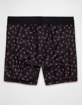 AEO Men's Mushrooms 6" Temp Tech Cooling Mesh Boxer Brief