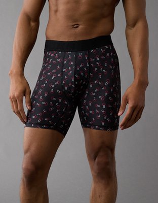 AEO Men's Mushrooms 6" Temp Tech Cooling Mesh Boxer Brief