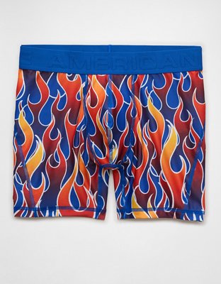 AEO Men's Flames 6" Temp Tech Cooling Mesh Boxer Brief