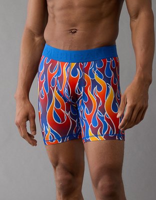 AEO Men's Flames 6" Temp Tech Cooling Mesh Boxer Brief