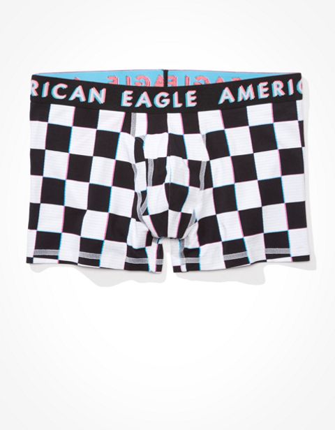 Трусы-боксеры AEO Checkered Classic для мужчин — American Eagle