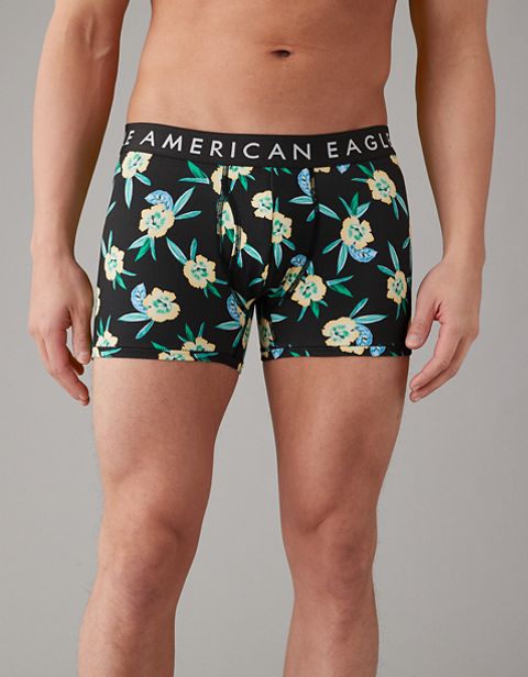 Трусы AEO Classic для мужчин, цветочный принт — American Eagle