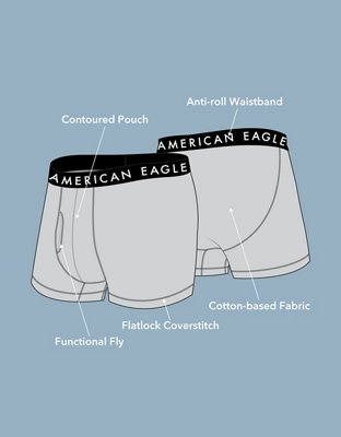 AEO Men's Printed 3" Classic Trunk Underwear