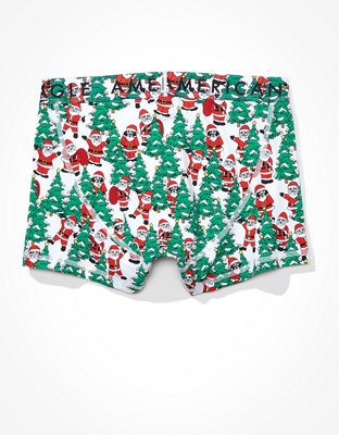 Трусы-боксеры AEO Santa Classic для мужчин — American Eagle — фото 4