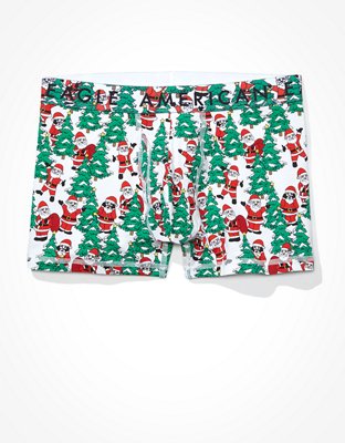 Трусы-боксеры AEO Santa Classic для мужчин — American Eagle — фото 3