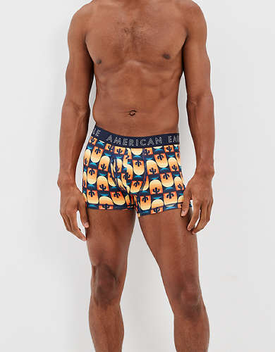 Neon Waistband 3 Mens Classic Sports Cotton Boxer Shorts Trunks Underwear 