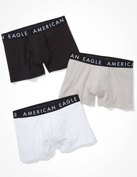 Трусы-боксеры AEO Classic для мужчин, 3 шт. — American Eagle