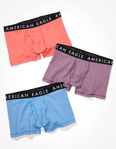 AEO Solid 3" Classic Trunk Underwear 3-Pack