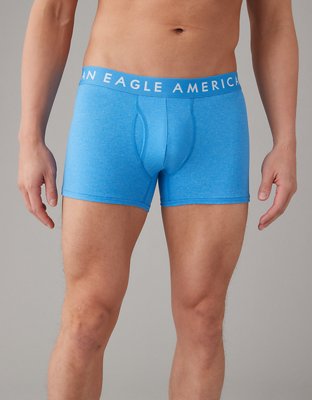 New American Eagle Men's 2850900 Assorted 3 Classic Trunk Underwear 3-Pack,  Multi (L) 