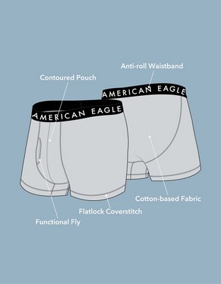 AEO Paquete de 3 Brief Boxers Clásicos de 3" para hombre