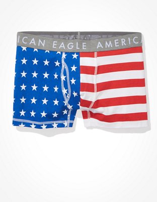 AEO Stars + Stripes 3" Classic Boxer Brief