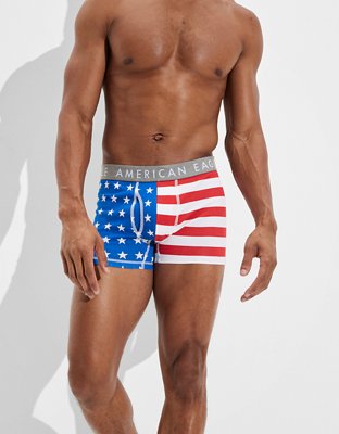  Men's Funny Underwear Boxer Briefs, Patriotic USA