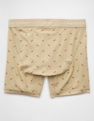 AEO Men's Hot Peppers 6" Classic Boxer Brief