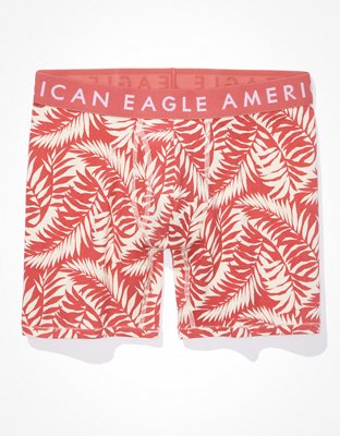 Трусы-боксеры AEO Classic для мужчин, цветочный принт — American Eagle — фото 3