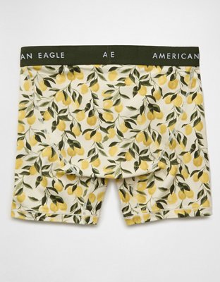 Caleçon boxeur ajusté classique de 6 po citrons pour hommes AEO