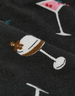 AEO Men's Christmas Cocktails 6" Classic Boxer Brief