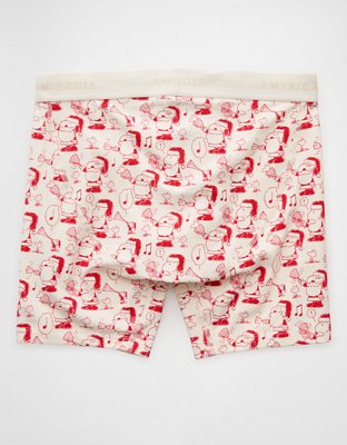 AEO Men's Snoopy Santa 6" Classic Boxer Brief