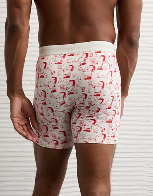 AEO Men's Snoopy Santa 6" Classic Boxer Brief