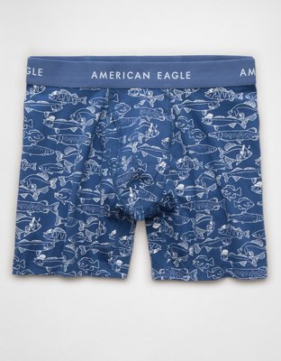 AEO Men's Striped 6" Classic Boxer Brief