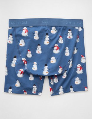 AEO Men's Naughty Snowman 6" Classic Boxer Brief