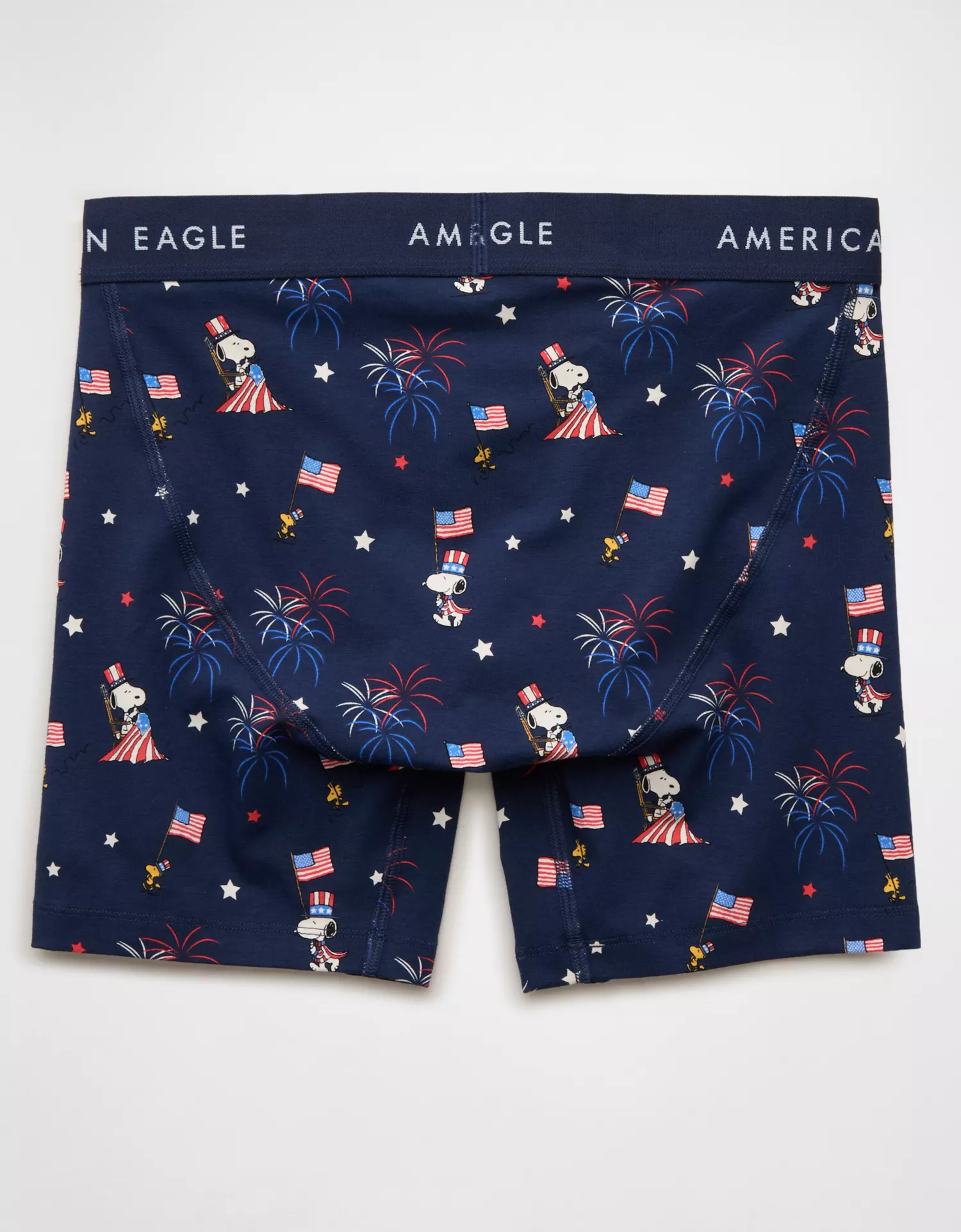 AEO Men's Snoopy 6" Classic Cotton Boxer Brief - thumbnail 4