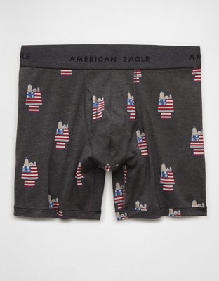 AEO Mens Snoopy USA 6 Classic Boxer Brief