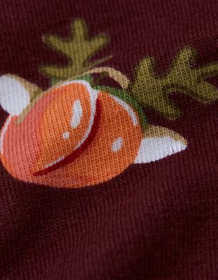 AEO Men's Peach Reindeer 6" Classic Boxer Brief