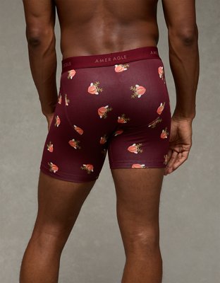 AEO Men's Peach Reindeer 6" Classic Boxer Brief