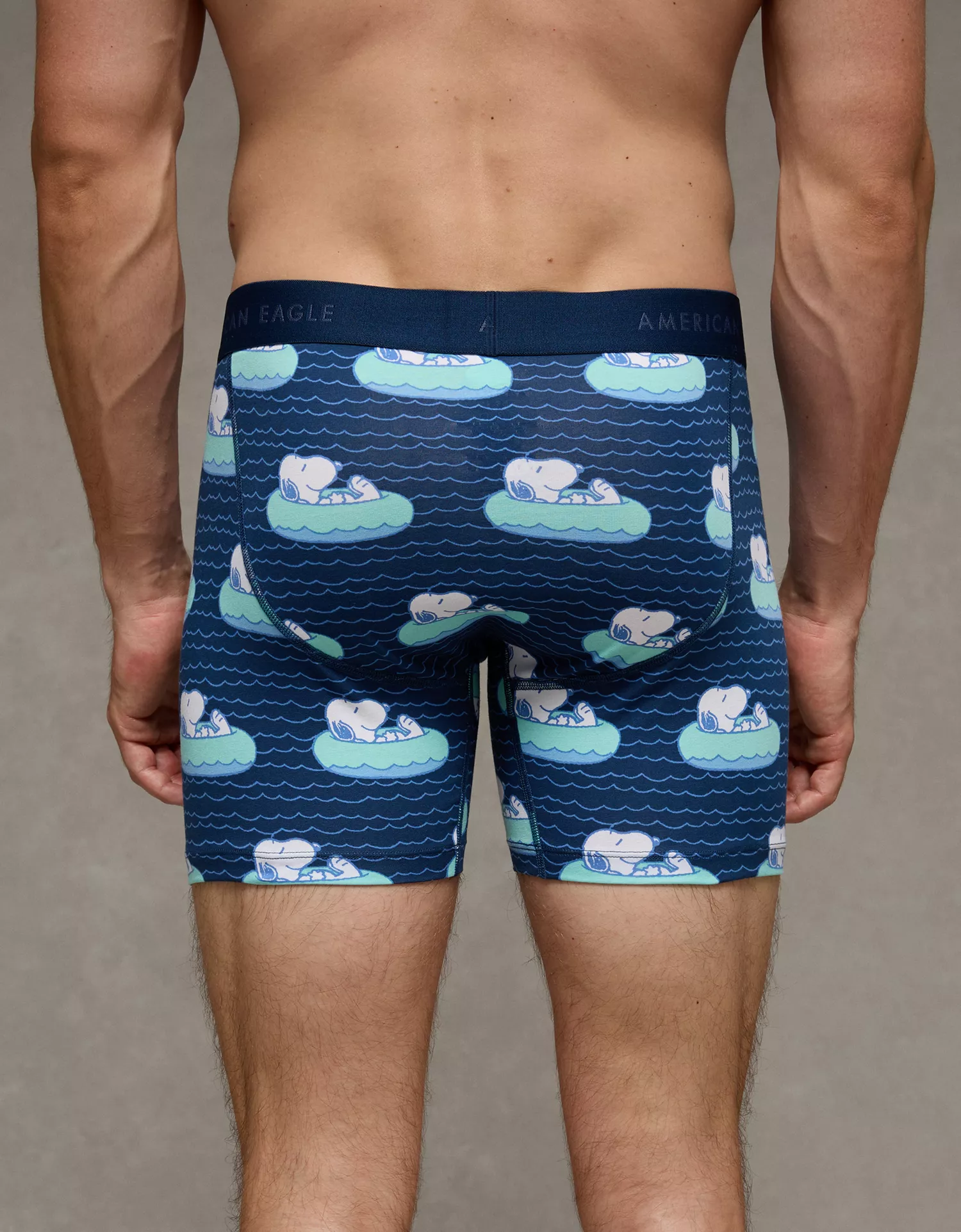 AEO Men's Snoopy 6" Classic Cotton Boxer Brief - thumbnail 7
