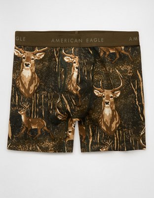 AEO Men's Deer Camo 6" Classic Boxer Brief