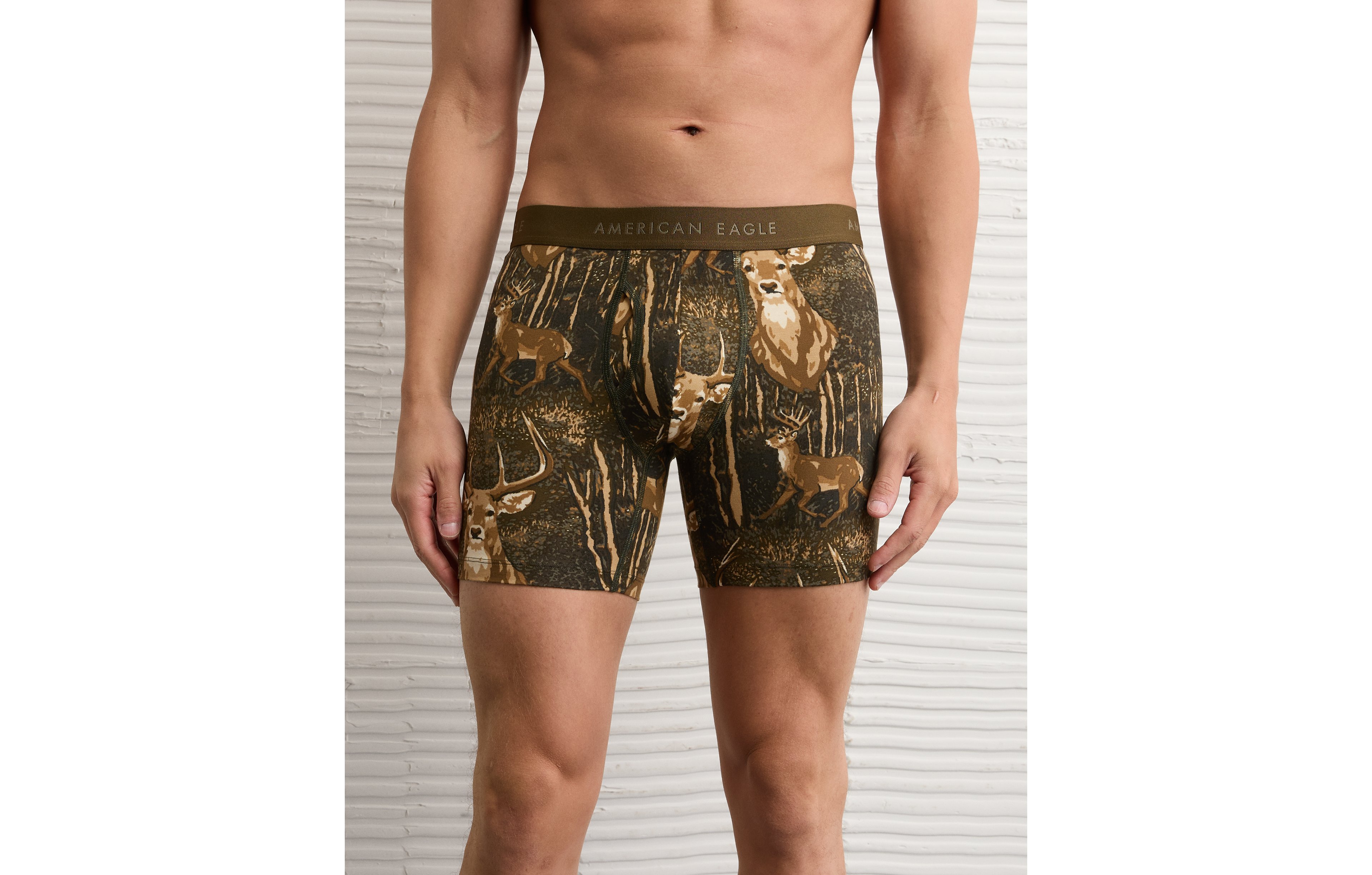 AEO Men's Camo 6" Classic Cotton Boxer Brief