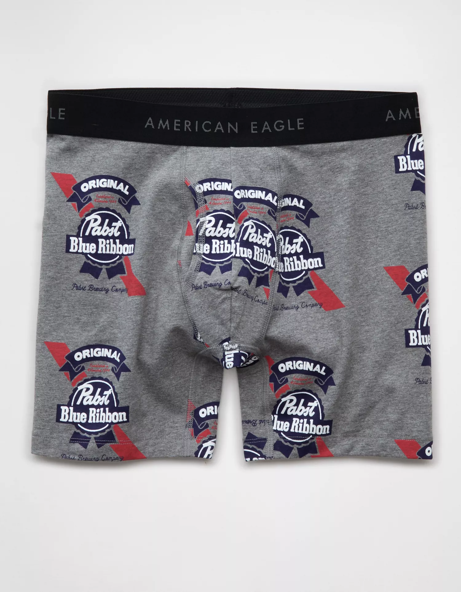 AEO Men's Pabst Blue Ribbon 6" Classic Cotton Boxer Brief - thumbnail 3