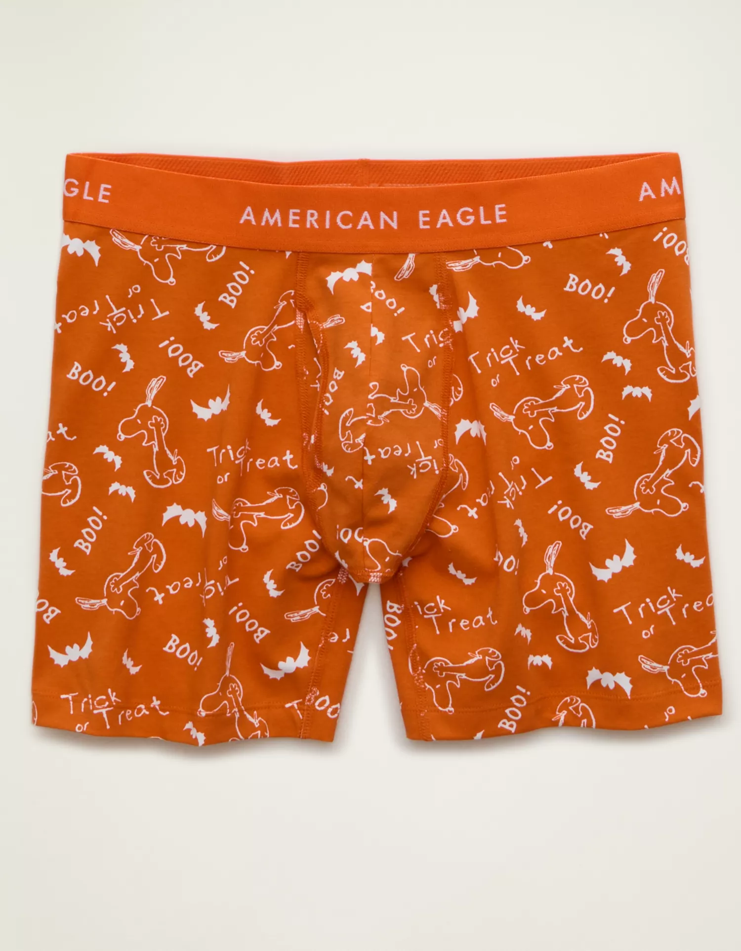 AEO Men's Halloween Snoopy 6" Classic Cotton Boxer Brief - thumbnail 3