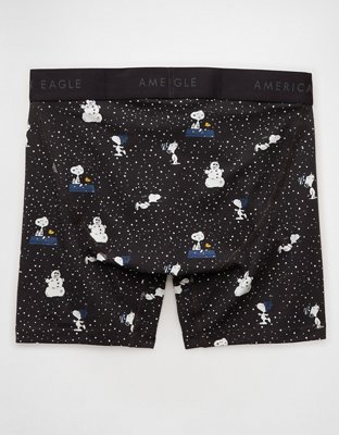 AEO Men's Snoopy Snowstorm 6" Classic Boxer Brief