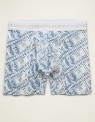 AEO Men's Dollar Bills 6" Classic Boxer Brief