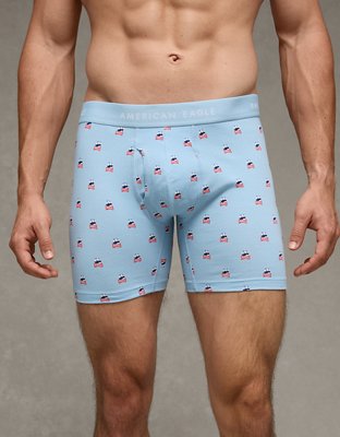 AEO Men's Striped 6" Classic Boxer Brief