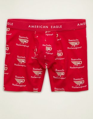 AEO Men's Snoopy 6" Classic Cotton Boxer Brief