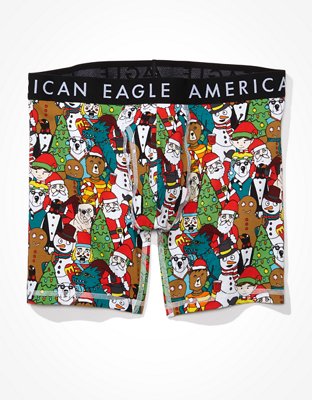 Трусы-боксеры AEO Xmas Classic для мужчин — American Eagle — фото 3