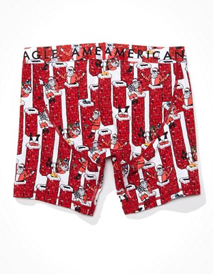 Трусы-боксеры AEO Santa Classic для мужчин — American Eagle — фото 4