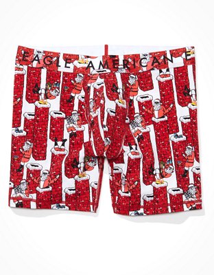 Трусы-боксеры AEO Santa Classic для мужчин — American Eagle — фото 3