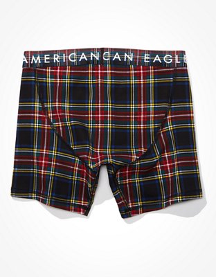 Трусы-боксеры AEO Plaid Classic для мужчин — American Eagle — фото 4