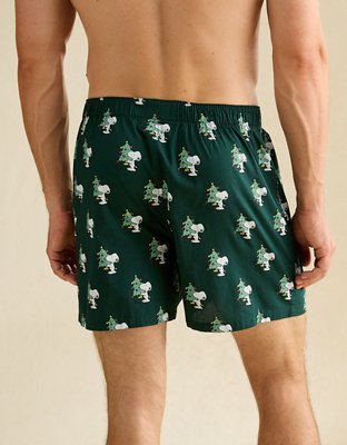 AEO Men's Snoopy 6" Classic Cotton Boxer Brief