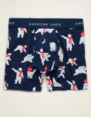 AEO Men's Coca Cola 6" Classic Cotton Boxer Brief