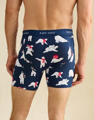 AEO Men's Coca Cola 6" Classic Cotton Boxer Brief
