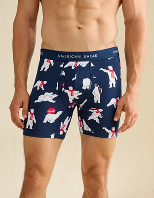 AEO Men's Coca Cola 6" Classic Cotton Boxer Brief