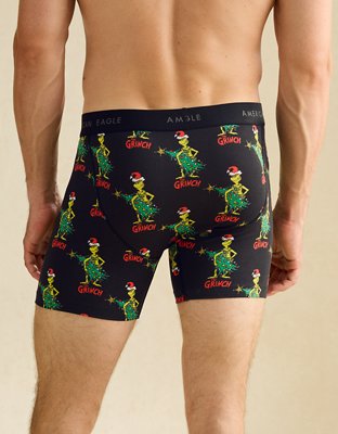 AEO Men's Grinch 6" Classic Cotton Boxer Brief