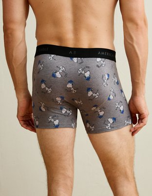 Трусы-боксеры AEO Classic для мужчин, хлопок — American Eagle, цвет: Серый — фото 2