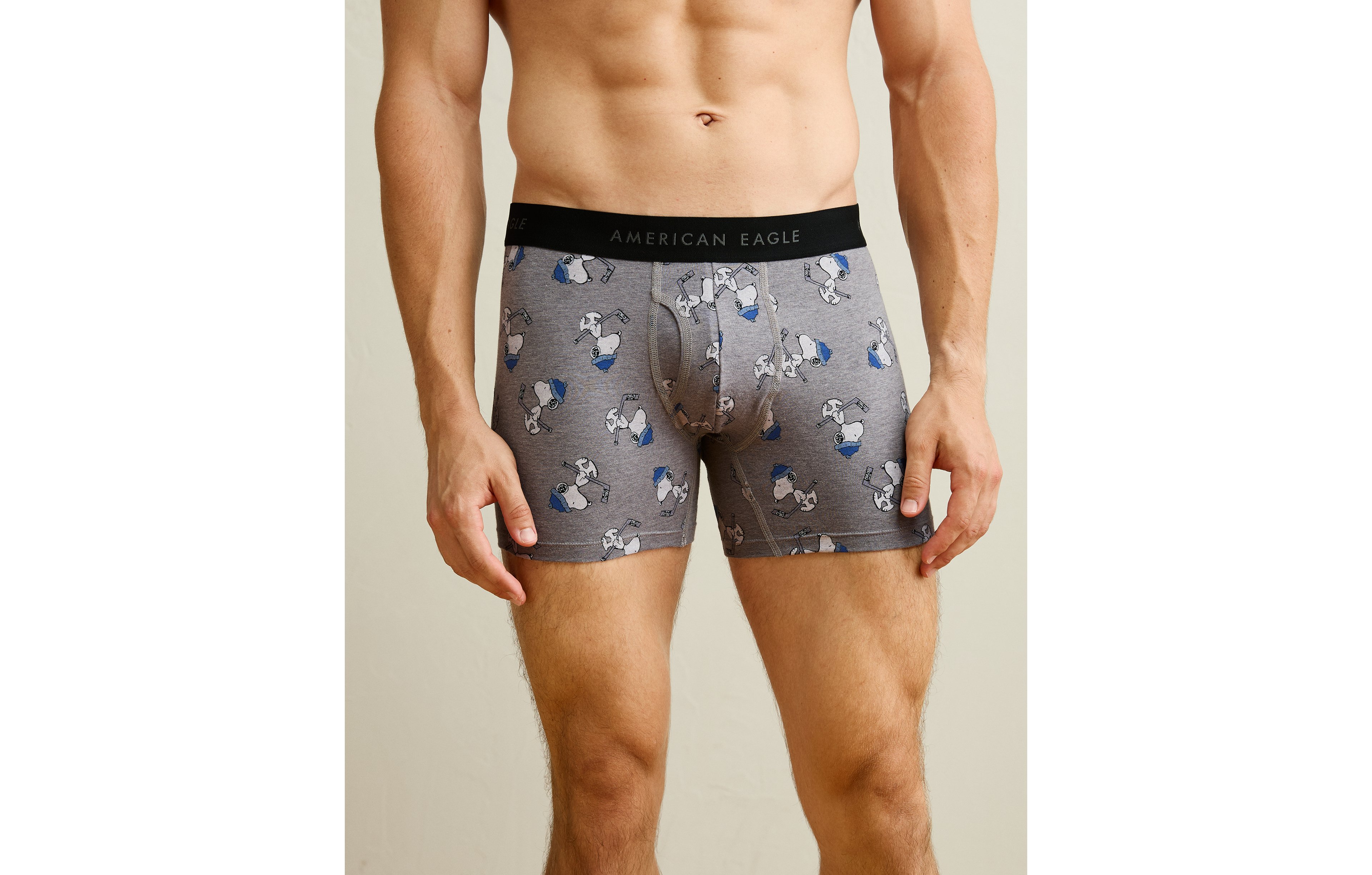 AEO Men's 6" Snoopy Classic Cotton Boxer Brief