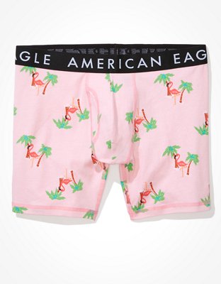 Трусы-боксеры AEO Flamingo Classic для мужчин — American Eagle — фото 3