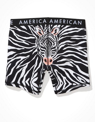 Трусы-боксеры AEO Zebra Classic для мужчин — American Eagle — фото 4